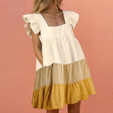 Elegant Butterfly Sleeve Beach Party Dress InsStreet